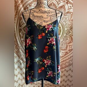 Floral Spaghetti Strap Top